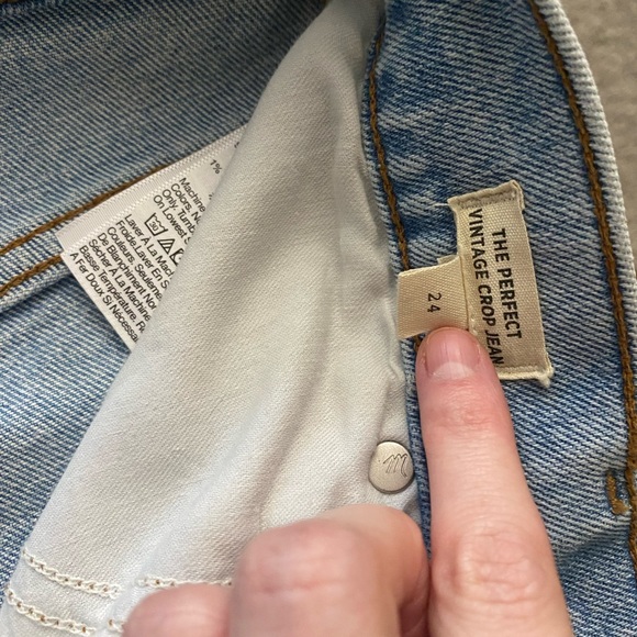 NWT Madewell The Perfect Vintage Crop Jean - Picture 5 of 8